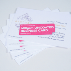 600gsm Uncoated Business Cards